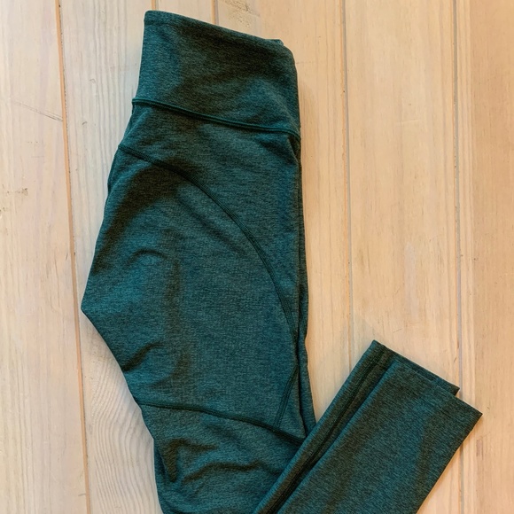 Outdoor Voices 7/8 Warmup Leggings, Hunter Green - Picture 3 of 3